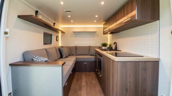 Avec Heode, aménagez votre van avec des meubles en kit personnalisables